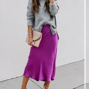 NWOT orchid midi skirt